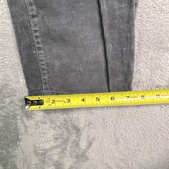 J. Crew Matchstick Pants Women's 28 S Dark Grey Corduroy Straight Leg - Picture 6 of 8